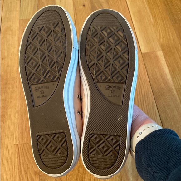 CONVERSE Chuck Taylor Ballet Lace Slip On Vapor Pink Sneakers Womens Size 8 - Picture 6 of 8